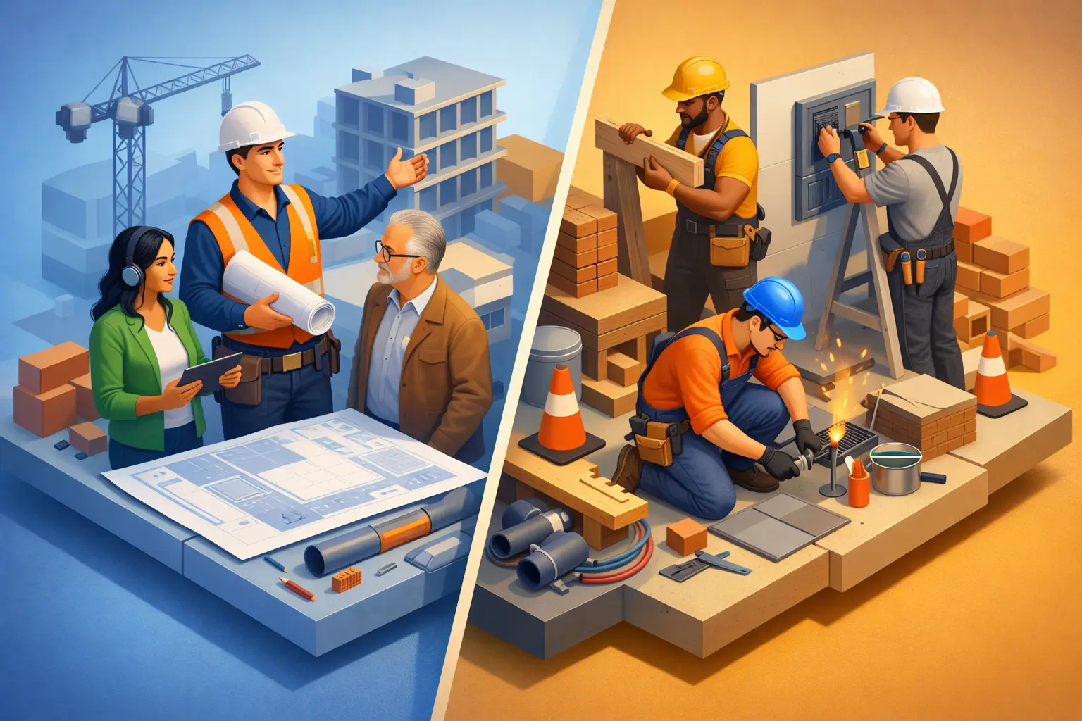 General Contractor vs Subcontractors