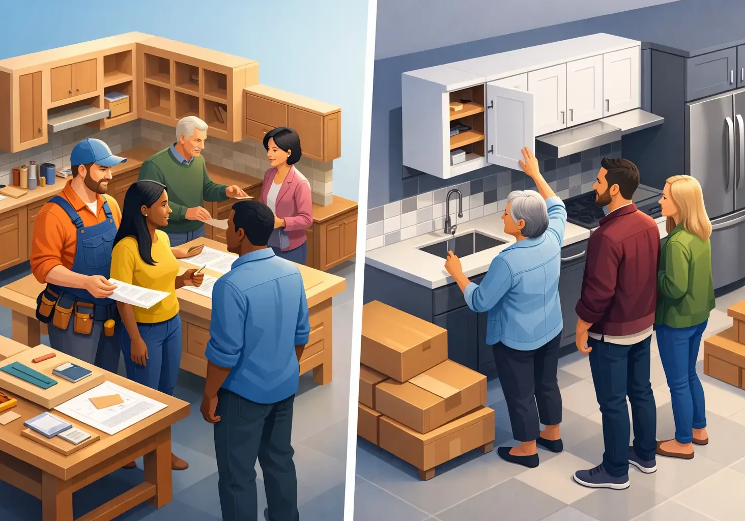 Custom Cabinets vs Stock Cabinets
