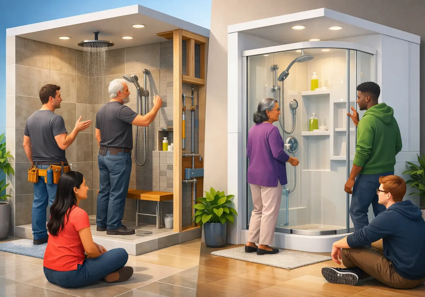 Custom Shower vs Prefab Shower: Which Fits?