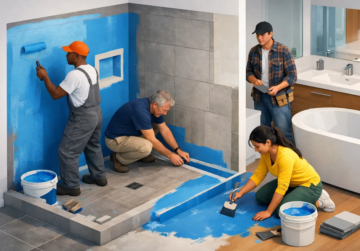 Waterproofing Before Bathroom Tile Done Right